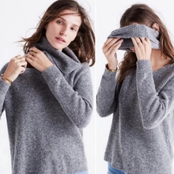 Madewell Convertable turtleneck  sweater - Picture 1 of 10